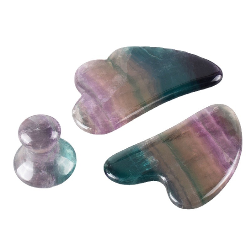 Spa Wellness Beauty - Planche de Gua Sha en Fluorite