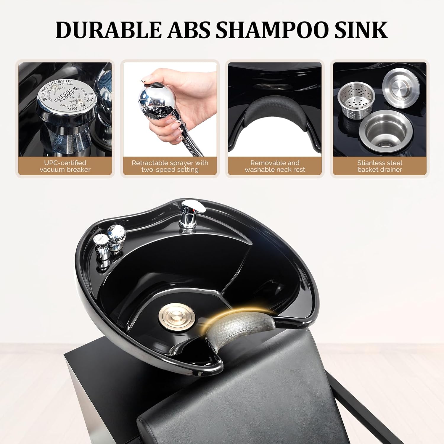 Bac à shampoing et fauteuil de - W Spa & Wellness avis et prix